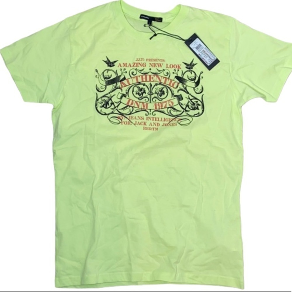 Jack & Jones Authentic DNM 1975 Florescent T-shirt